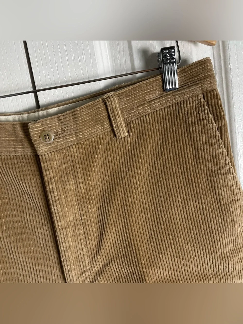 Savane Corduroy Pants Men’s 34x32 Brown Pecan Straight Relaxed Casual Preppy